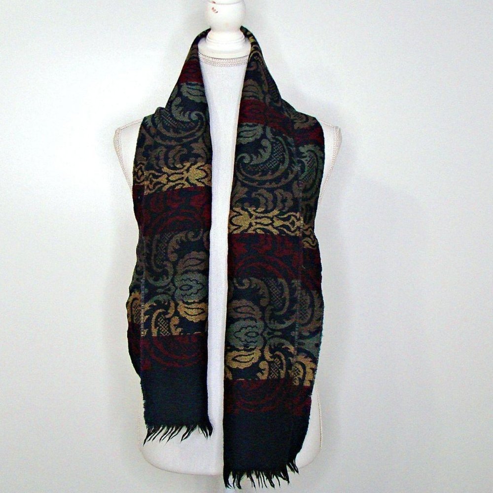 Earthtone Boho Scarf Fashionable Light-weight Warm